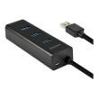 AXAGON HUE-S2BL USB3.0 CHARGING hub