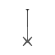 Neomounts Ceiling mount FPMA-C340BLACK Monitor/TV mount ceiling screen Adjustable Height, Rotate, Tilt, Swivel