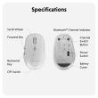 Hyper Next Bluetooth Mouse Wireless White