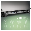 AXAGON USB-C 5Gbps LONGER 9in1 hub HMC-10HLS