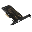 AXAGON PCIe NVMe with SATA M.2 adapter PCEM2-DC