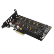 AXAGON PCIe NVMe with SATA M.2 adapter PCEM2-DC