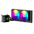 Gamemax CPU Liquid Cooler GLACIER 240 LCD BK Intel, AMD
