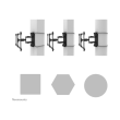 Neomounts WL40S-910BL16 TV pillar mount 40-70" - full motion - diam. 25-100 cm Neomounts