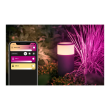 Philips Hue WCA Calla Outdoor Bollard, Black 8 W 2000-6500 Hue White Colour Ambiance