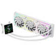 Gamemax CPU Liquid Cooler HAILSTORM 360 LCD WH White