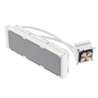 Gamemax CPU Liquid Cooler HAILSTORM 360 LCD WH White