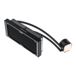 Gamemax CPU Liquid Cooler ICEBURG 240 DIGITAL BK Black