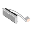 Gamemax CPU Liquid Cooler ICEBURG 240 DIGITAL WH White