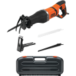BLACK & DECKER Reciprocating Saw with Kit Box BES301K-QS