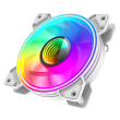 Gamemax Case Fan DUAL RING INFINITY WH White