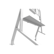 Neomounts Floor stand FL50-575WH1 TV trolley Adjustable Height