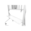 Neomounts Floor stand FL50-575WH1 TV trolley Adjustable Height
