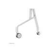 Neomounts Floor stand FL50-575WH1 TV trolley Adjustable Height
