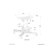 Neomounts Ceiling mount CL25-530BL1 Beamer ceiling mount Rotate, Tilt, Swivel