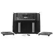 NINJA | Airfryer | AF451EU Foodi MAX Dual Zone | Power 2470 W | Capacity 9.5 L | Black