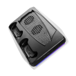 Fixed Multifunctional Station for PlayStation 5 with Cooling and Charging for two DualSense Controll