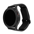 Fixed | Sporty Strap Set with Quick Release 22mm for smartwatch | 160-235 mm | Black | Silicone