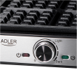 Adler Waffle Maker | AD 3083 | 1800 W | Number of pastry 4 | Belgium | Silver/Black
