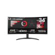 LG 34WR50QK-B | 34 " | VA | QHD | 21:9 | 100 Hz | 5 ms | 3440 x 1440 pixels | 240 cd/m² | HDMI port