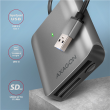 AXAGON Aluminum high-speed USB-A 3.2 Gen 1 memory card reader