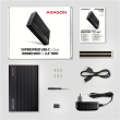 AXAGON Ribbed aluminum USB 3.2 Gen 1 - SATA 6G external box for 3.5" HDD | EE35-GTR