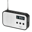 Adler | Digital radio PLL AM/FM | AD 1907 | Alarm function | White/Black