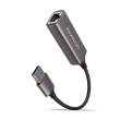 AXAGON ADE-TR Compact aluminum USB 3.2 Gen 1 Gigabit Ethernet 10/100/1000Mbit adapter with automatic