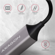 AXAGON ADE-TR Compact aluminum USB 3.2 Gen 1 Gigabit Ethernet 10/100/1000Mbit adapter with automatic