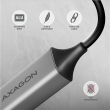 AXAGON ADE-TXCA Compact aluminum USB 3.2 Gen 1 Gigabit Ethernet 10/100/1000Mbit adapter with automat