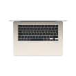 Apple MacBook | Air | Starlight | 15 " | IPS | 2880 x 1864 pixels | Apple M4 | 24 GB | Solid-state d
