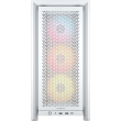 Corsair PC Case | Frame 4000D RS ARGB Modular | White | Mid-Tower | Power supply included No