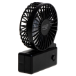 Adler Foldable mini fan | AD 7336 | Desk fan | Black | Diameter 6.5 cm | Number of speeds 1