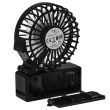 Adler Foldable mini fan | AD 7336 | Desk fan | Black | Diameter 6.5 cm | Number of speeds 1
