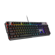 MSI STRIKE 600 SILENT US | Gaming Keyboard | Wired | US | USB 2.0 | KAILH Midnight PRO Silent Tactil