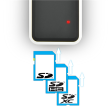 AXAGON External 5-slot reader | CRE-X1