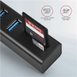 AXAGON SuperSpeed USB-A Hub and Card Reader | HMA-CR3A