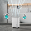 Duux Smart Dehumidifier | Bora | Suitable for rooms up to 30 m² | Water tank capacity 1.7 L | White