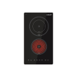 CATA Hob | TD 3002 BK | Vitroceramic | Number of burners/cooking zones 2 | Touch | Timer | Black