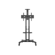 Neomounts Floor stand | NM-M1700BLACK TV trolley | Adjustable Height | 32-75 " | Maximum weight (cap