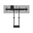 Neomounts Floor stand | ADM-875BL2 Dual screen adapter | Adjustable Height | 42-65 " | Maximum weigh