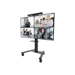 Neomounts AV1-825BL Videobar and multimedia kit - universal | Adjustable Height | Maximum weight (ca