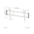 Neomounts Wall mount | WL35-550BL18 TV mount wall | Tilt | 43-86 " | Maximum weight (capacity) 60 kg
