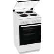 Gorenje Cooker | GE5A21WH | Hob type Electric | Oven type Electric | White | Width 50 cm | Grilling 