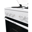 Gorenje Cooker | GE5A21WH | Hob type Electric | Oven type Electric | White | Width 50 cm | Grilling 