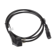 Lanberg | CEE 7/7 to IEC 320 C13 Power Cord | CA-C13C-11CC-0018-BK