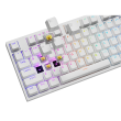 Genesis Thor 404 | Mechanical Gaming Keyboard | Wired | US | White | USB | Gateron Yellow Pro