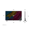LG 50QNED80A3A | 50 | Smart TV | webOS 25 | UHD | Black