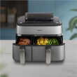 Philips Dual Basket Airfryer | NA555/00 5000 series | Power 2750 W | Capacity 9 L | RapidAir Plus | 