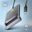 AXAGON USB-C Smart Card FlatReader | CRE-SM3TC